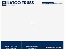 Tablet Screenshot of latcotruss.com